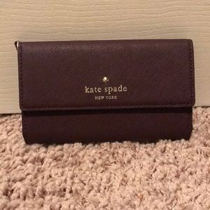 Maroon Kate Spade wallet